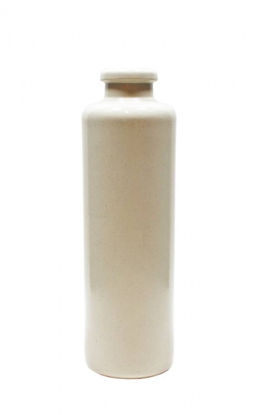 Steinzeugflasche 200ml beige-matt, Mündung 19mm  Lieferung ohne Verschluss, bei Bedarf bitte separat bestellen!